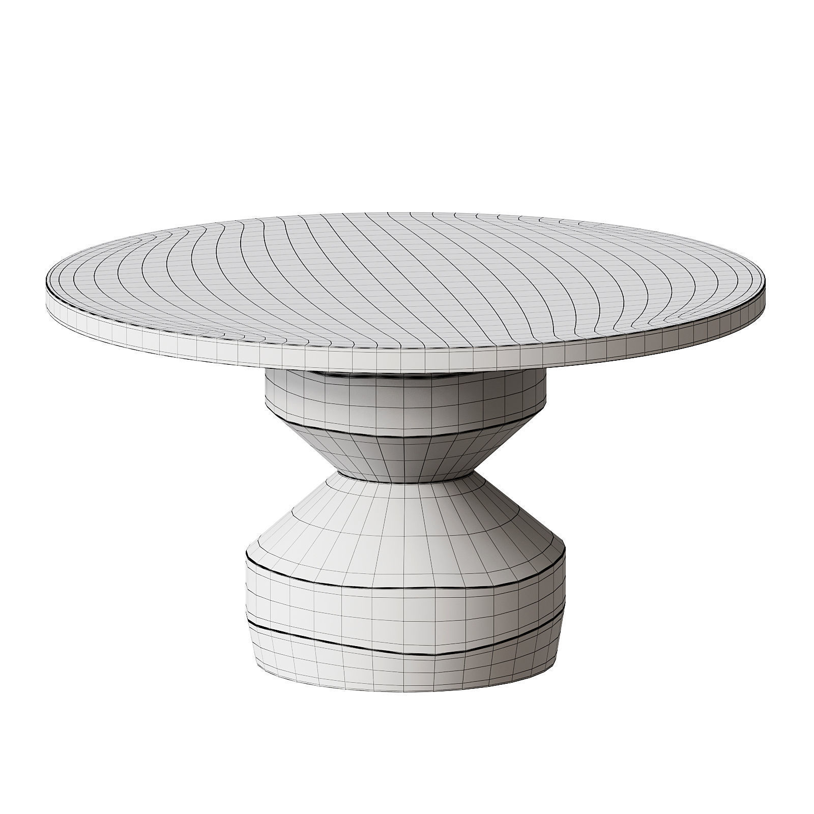 Joel Escalonas Design No07 Socle Card and Tea Tables in Wood 3D model_3