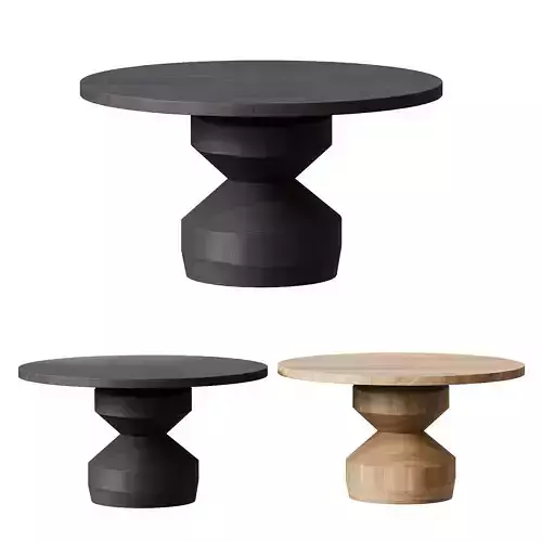 Joel Escalonas Design No07 Socle Card and Tea Tables in Wood