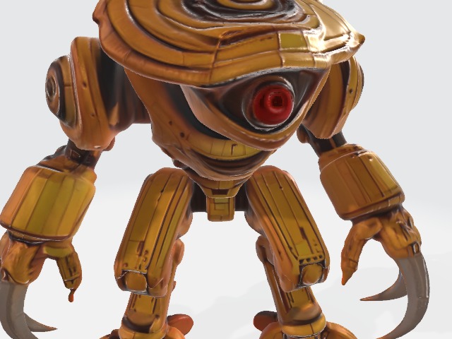 Monster robot  3D model_3