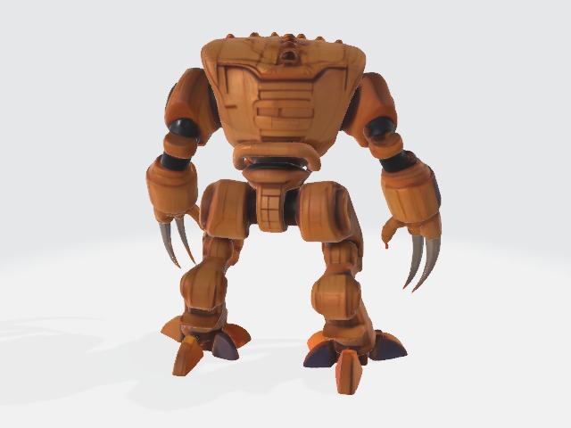 Monster robot  3D model_2