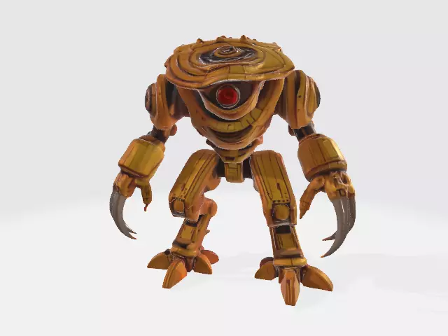 Monster robot  3D model_0