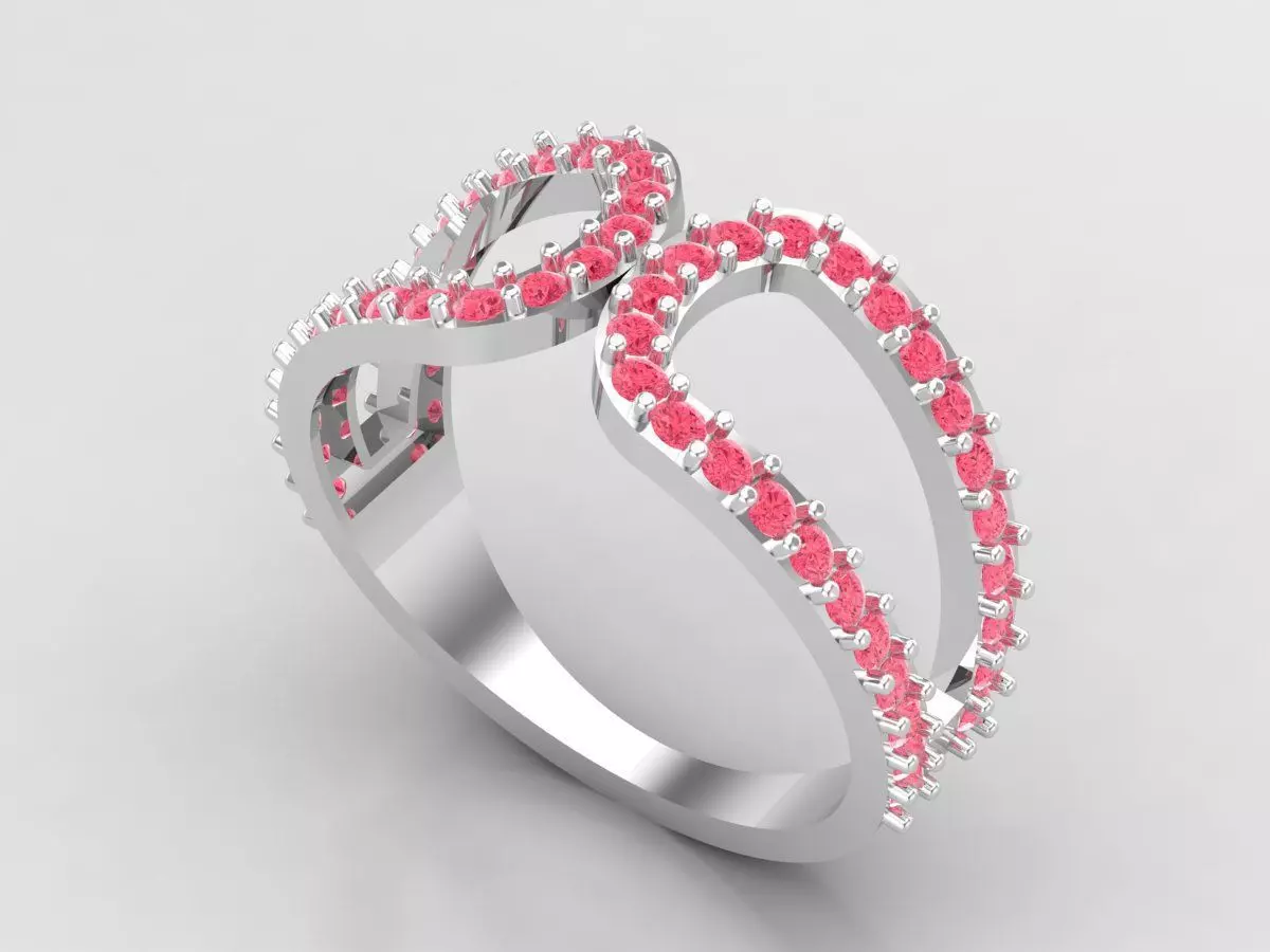 Infinity Bloom Ring 3D print model_0