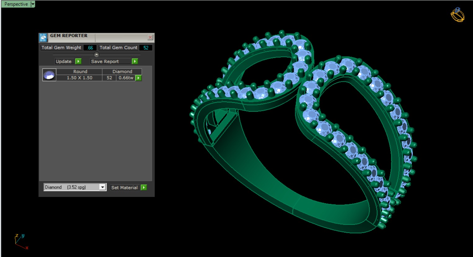 Infinity Bloom Ring 3D print model_3
