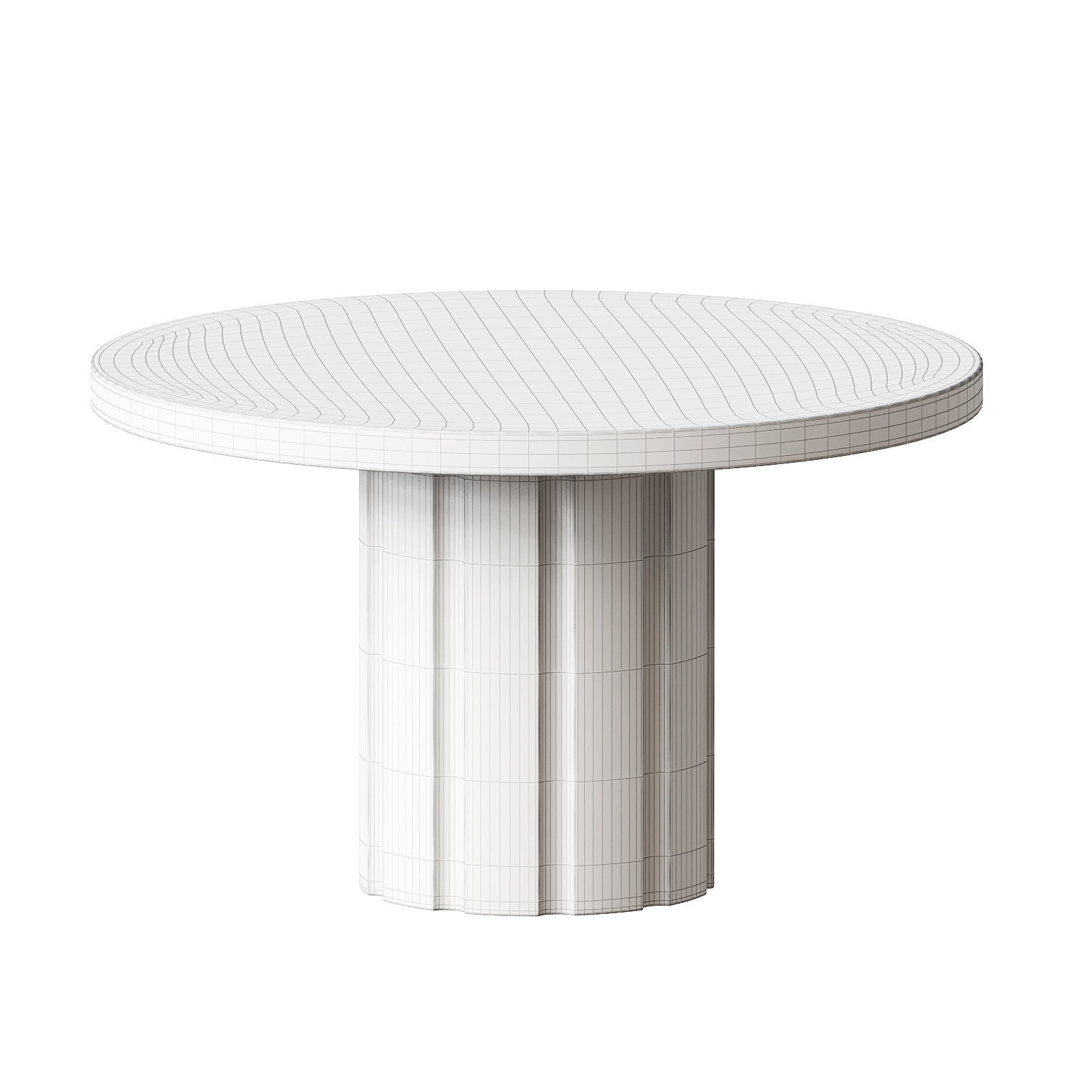 Amerigo 3 Piece Coffee Table Set 3D model_4