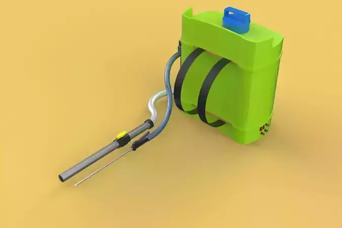 ELECTRIC KNAPSACK GARDEN SPRAYER BACKPACK FERTILIZER PESTICIDE 3D model