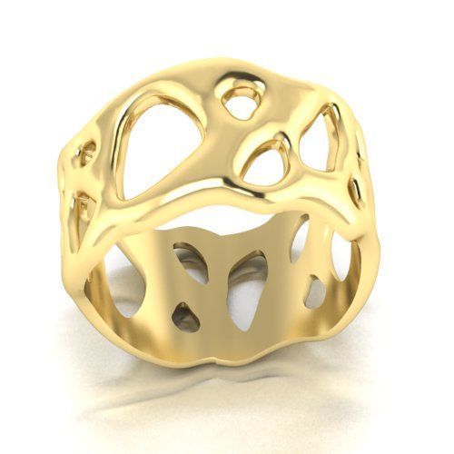 unusually shaped ring 3D print model_1