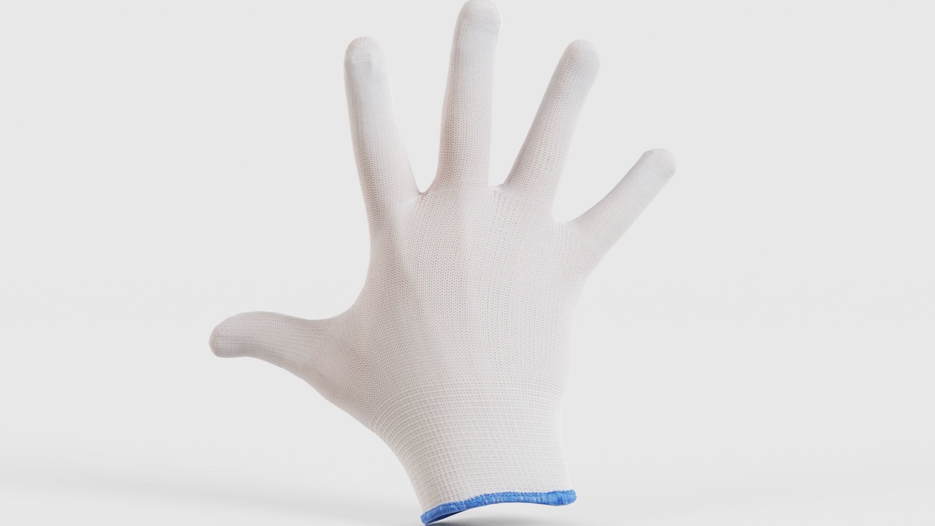 Gloved Hand 058 Low-poly 3D model_20