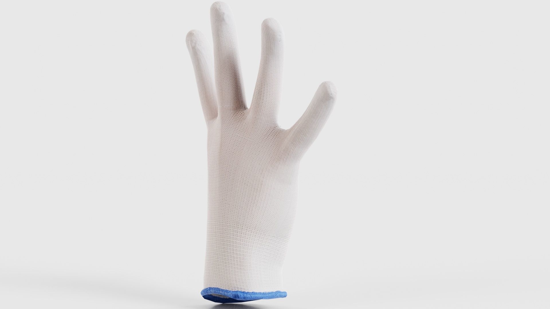 Gloved Hand 058 Low-poly 3D model_18