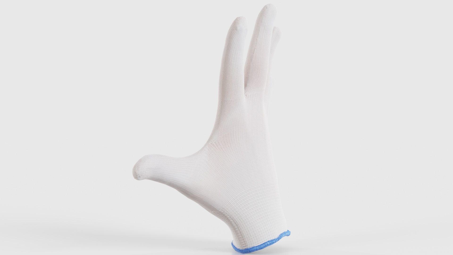 Gloved Hand 058 Low-poly 3D model_22