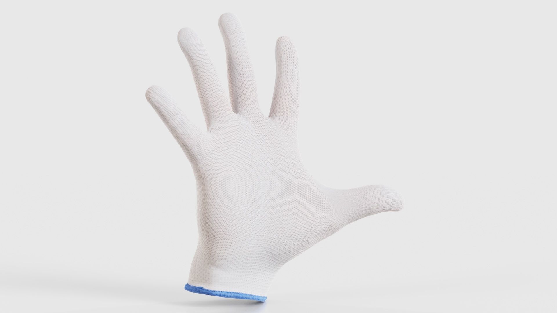 Gloved Hand 058 Low-poly 3D model_15