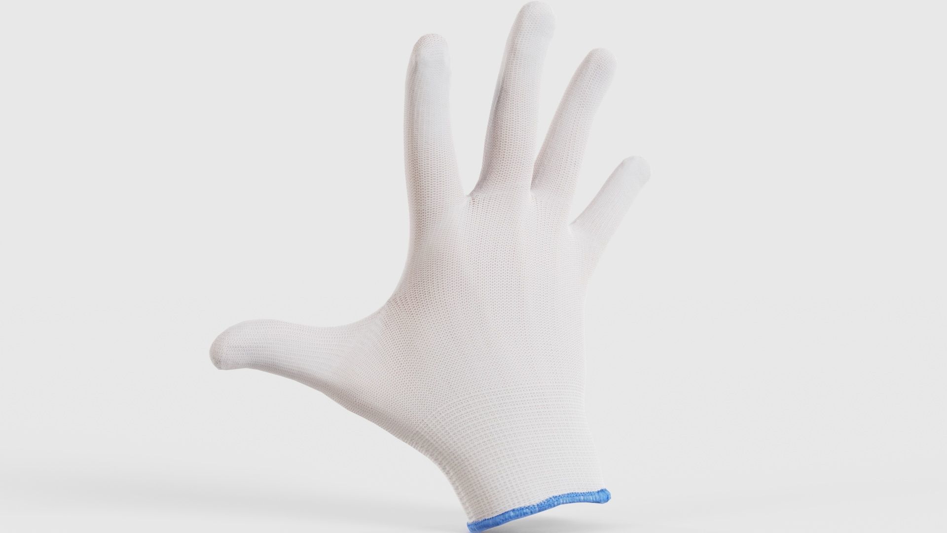 Gloved Hand 058 Low-poly 3D model_21