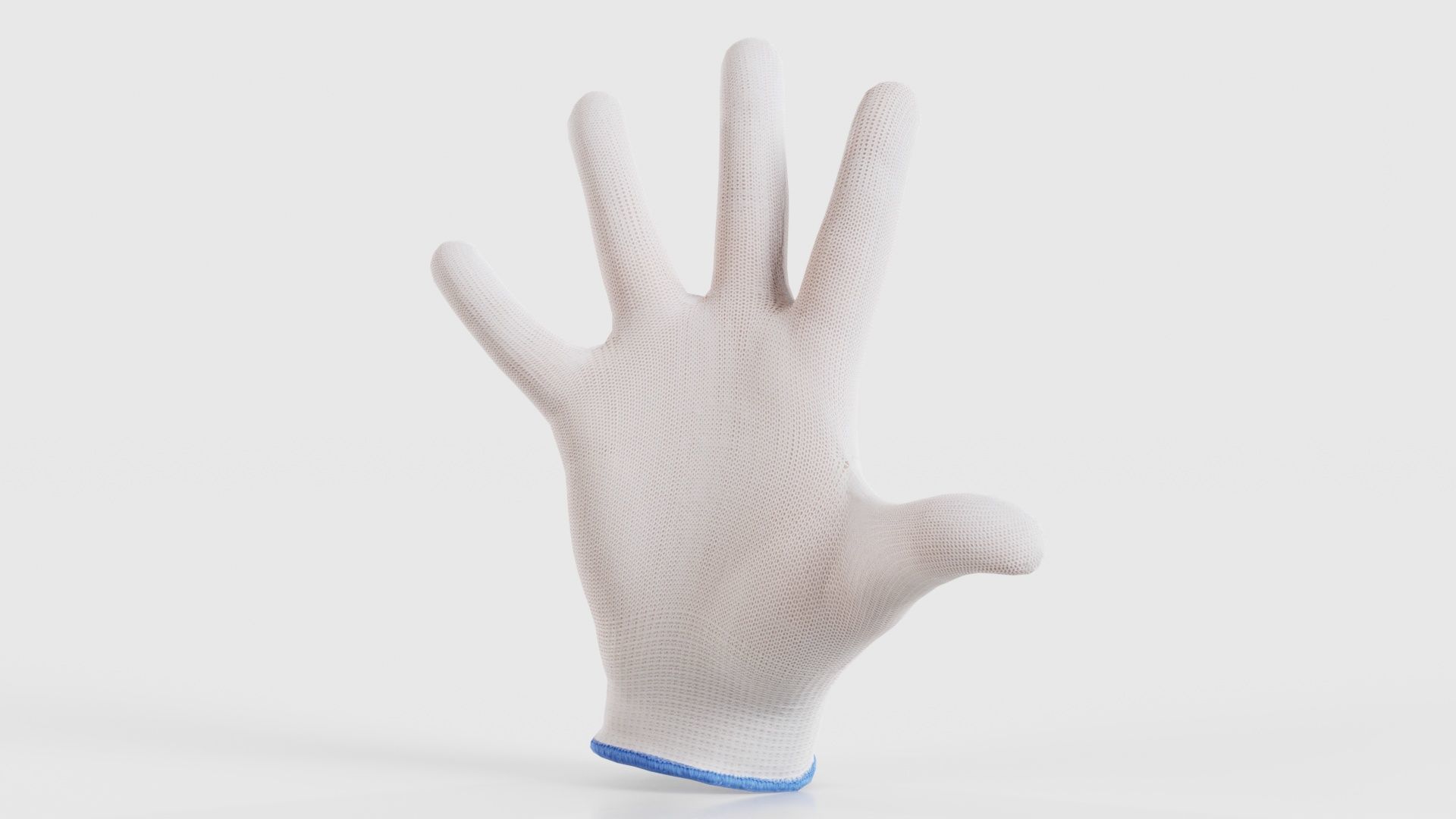Gloved Hand 058 Low-poly 3D model_25