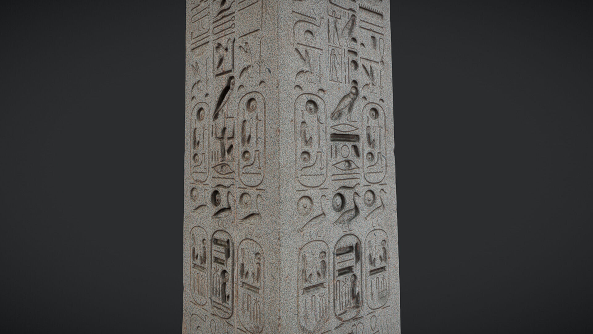 Luxor Obelisk Paris - photogrammetry scan 3D model_4