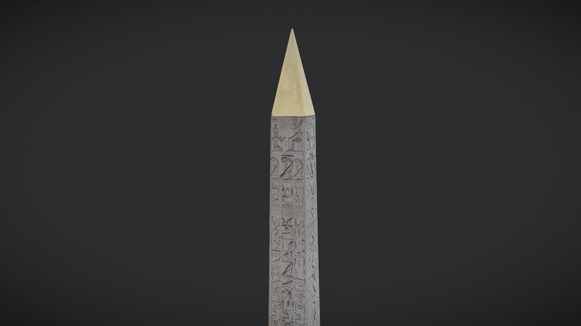 Luxor Obelisk Paris - photogrammetry scan 3D model_5