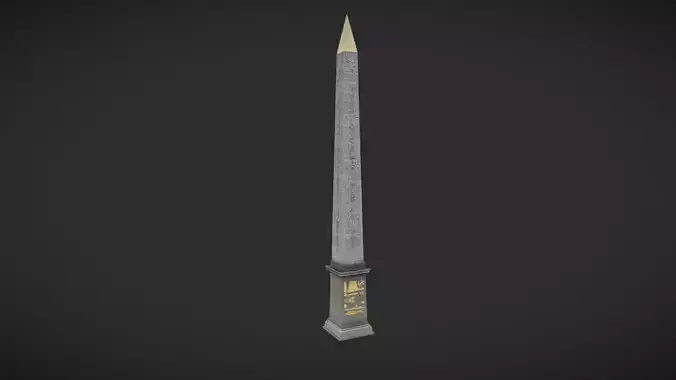 Luxor Obelisk Paris - photogrammetry scan
