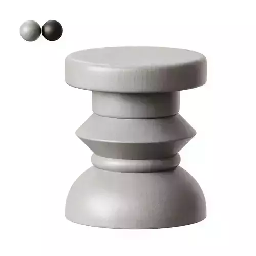 Curved Base Concrete Stool