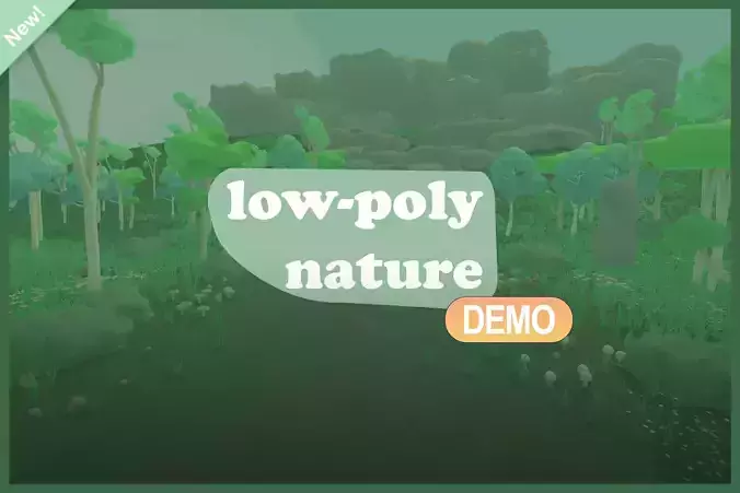 low poly nature DEMO