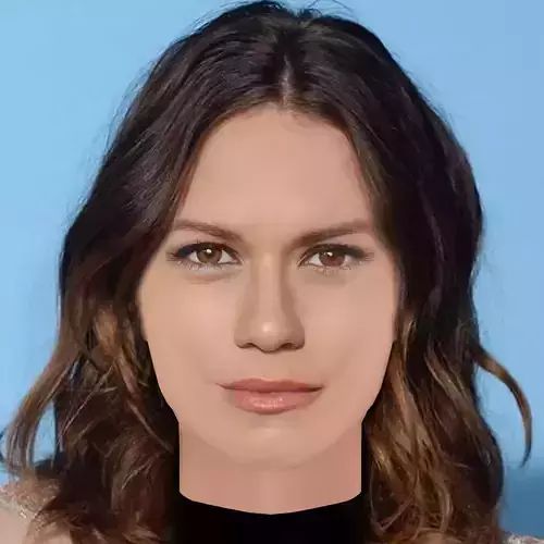 Bethany Joy Lenz Head - No Hair - Low poly head for game 