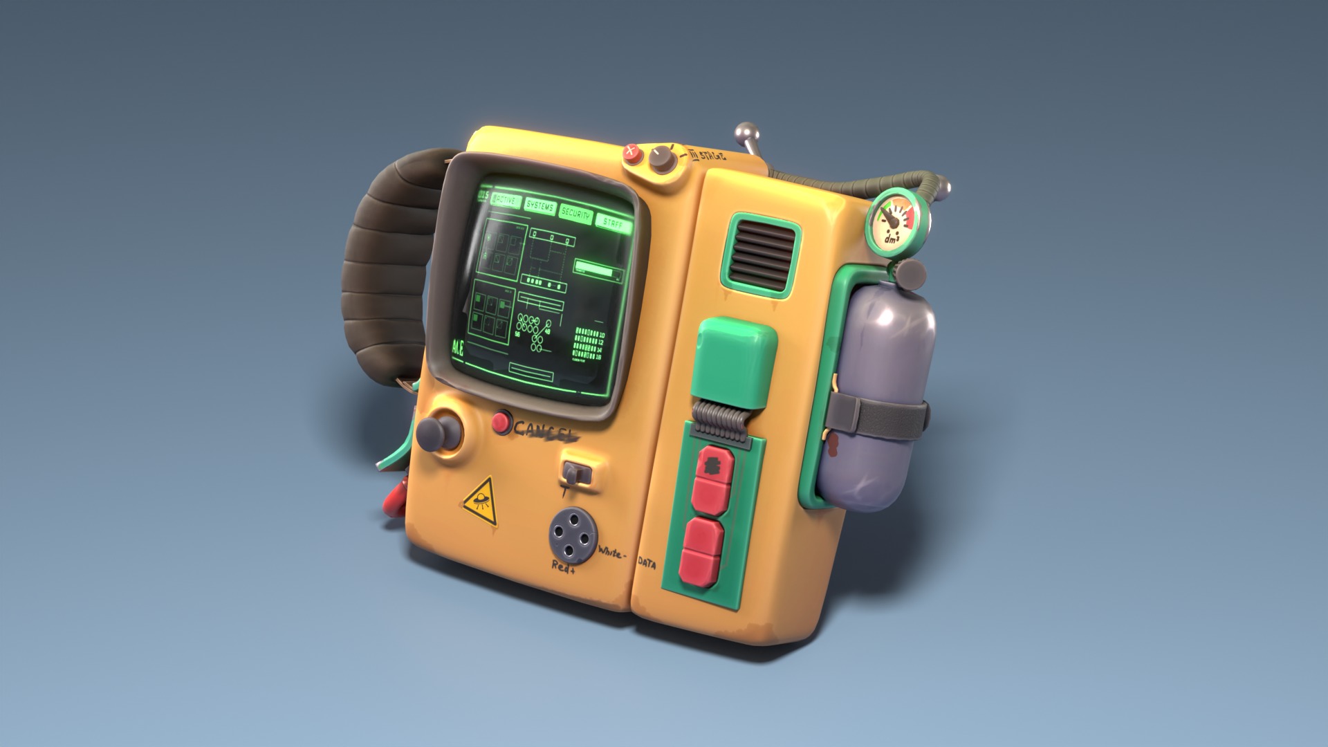 Anomaly analyzer MA24 Low-poly 3D model_1