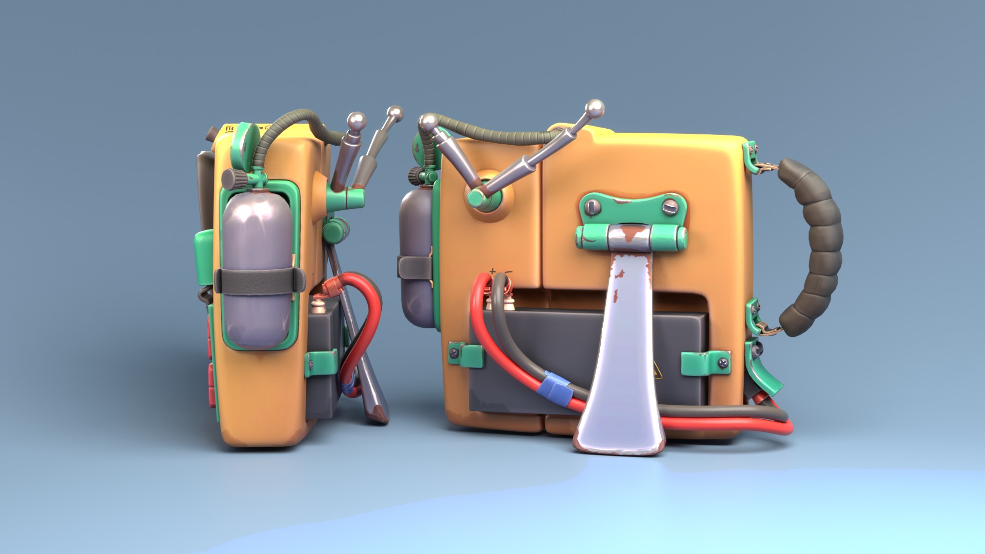 Anomaly analyzer MA24 Low-poly 3D model_4