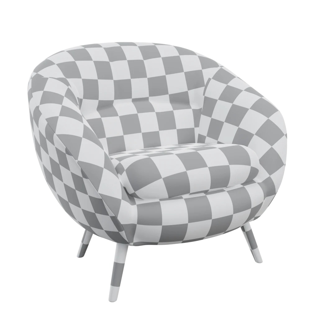 comfort chair 3D model_3