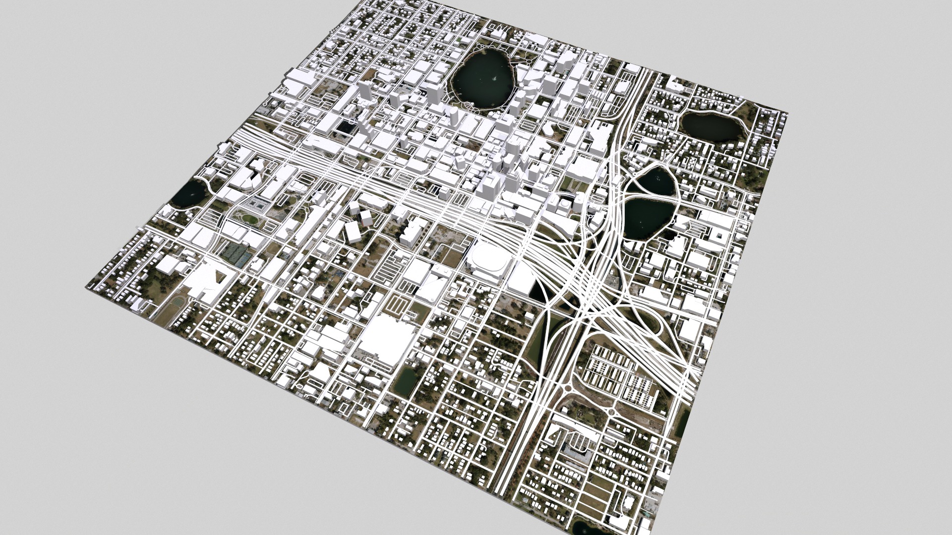 Cityscape Orlando Florida USA 3D model_7
