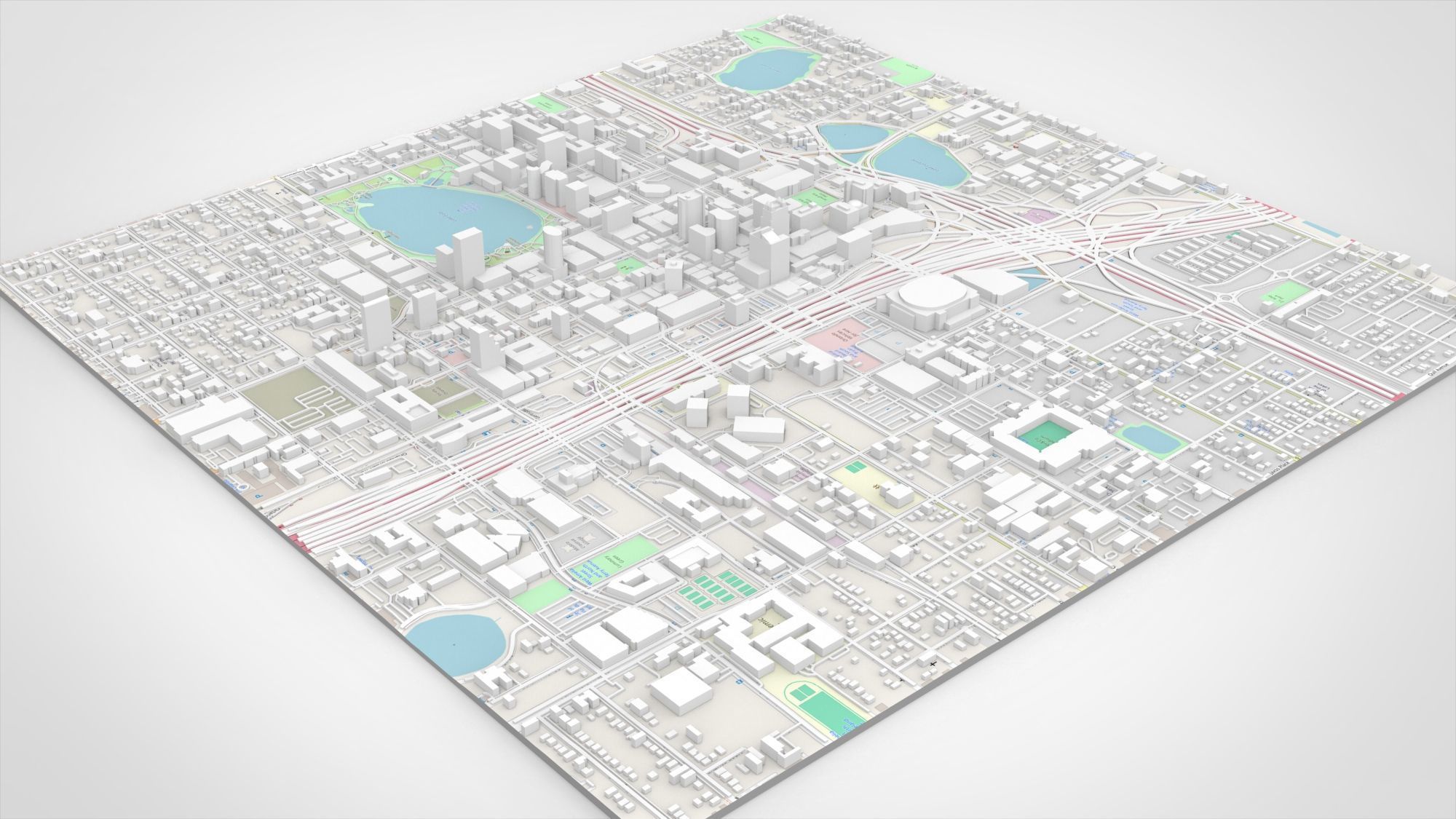 Cityscape Orlando Florida USA 3D model_11