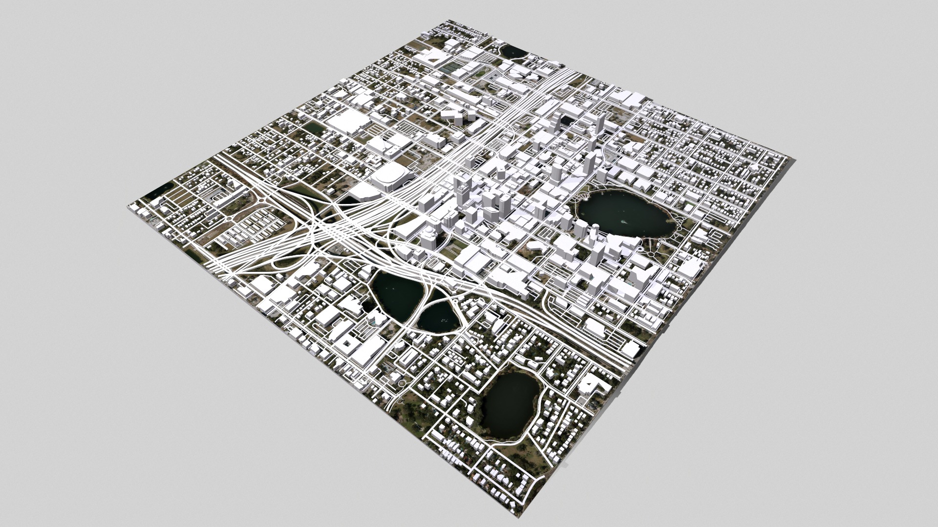 Cityscape Orlando Florida USA 3D model_5