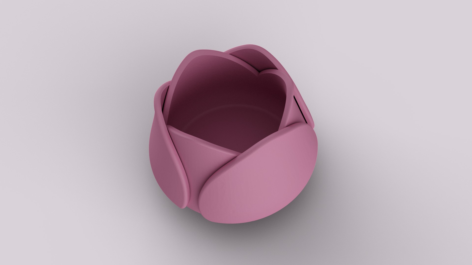 Decorative Tulip Succulent 3D print model_3