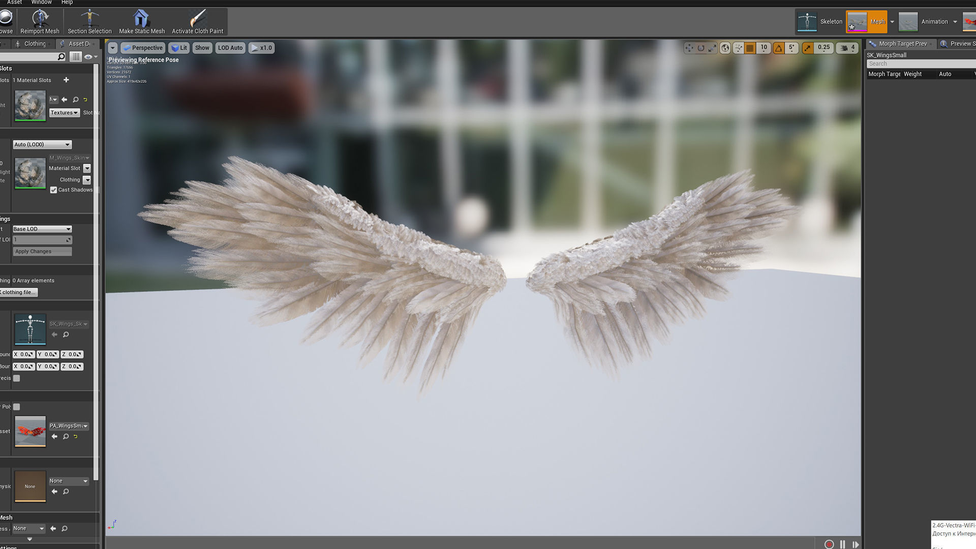 Angel Wings Low-poly 3D model_12