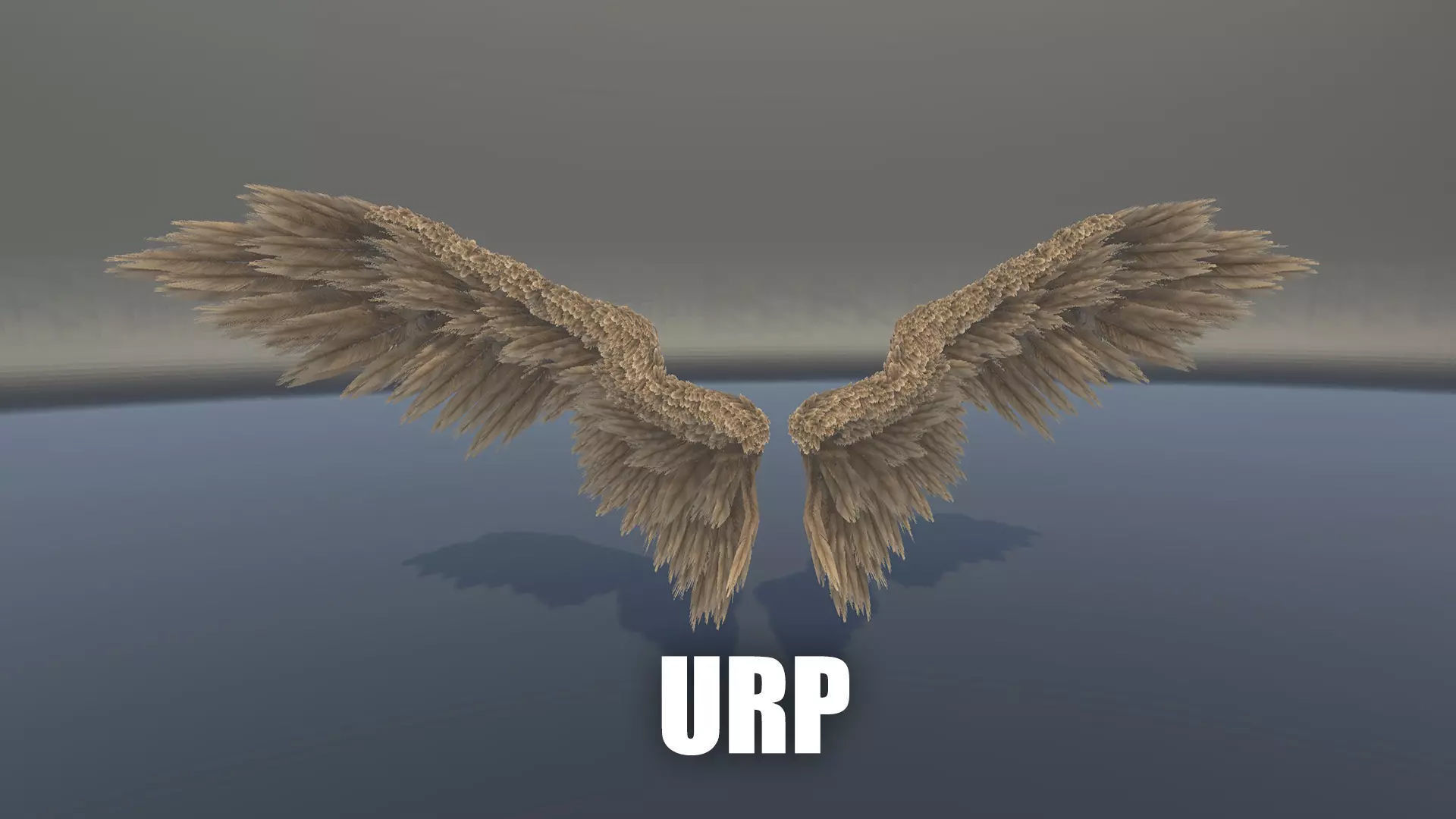 Angel Wings Low-poly 3D model_16