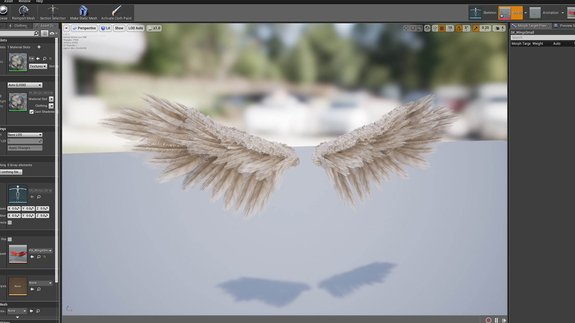 Angel Wings Low-poly 3D model_13