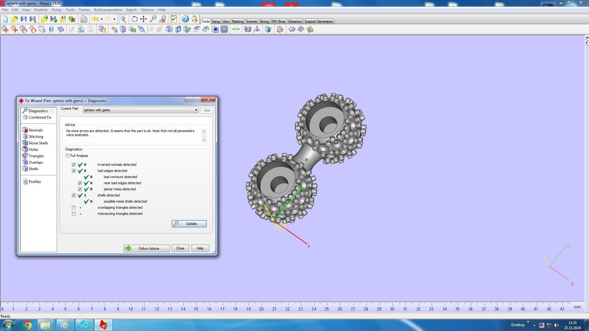 Link Hardwear Diamond Paved Bracelet 3D print model_17