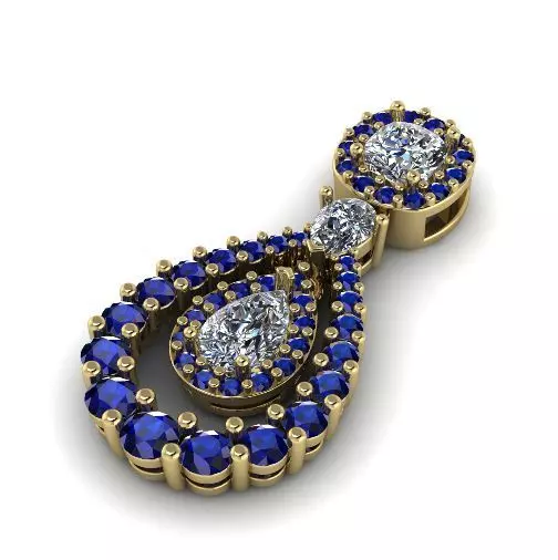 Pendant N011124 3D print model_0