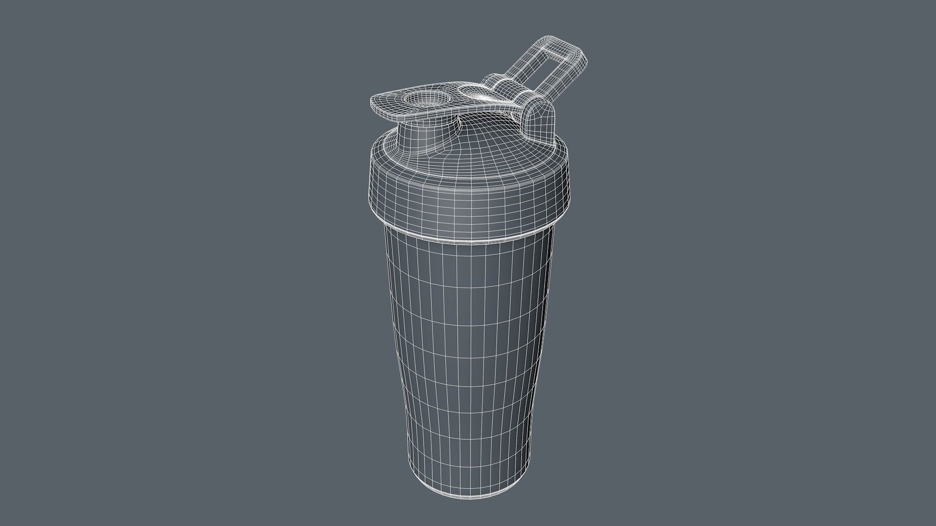 Shaker Bottle 3D model_21