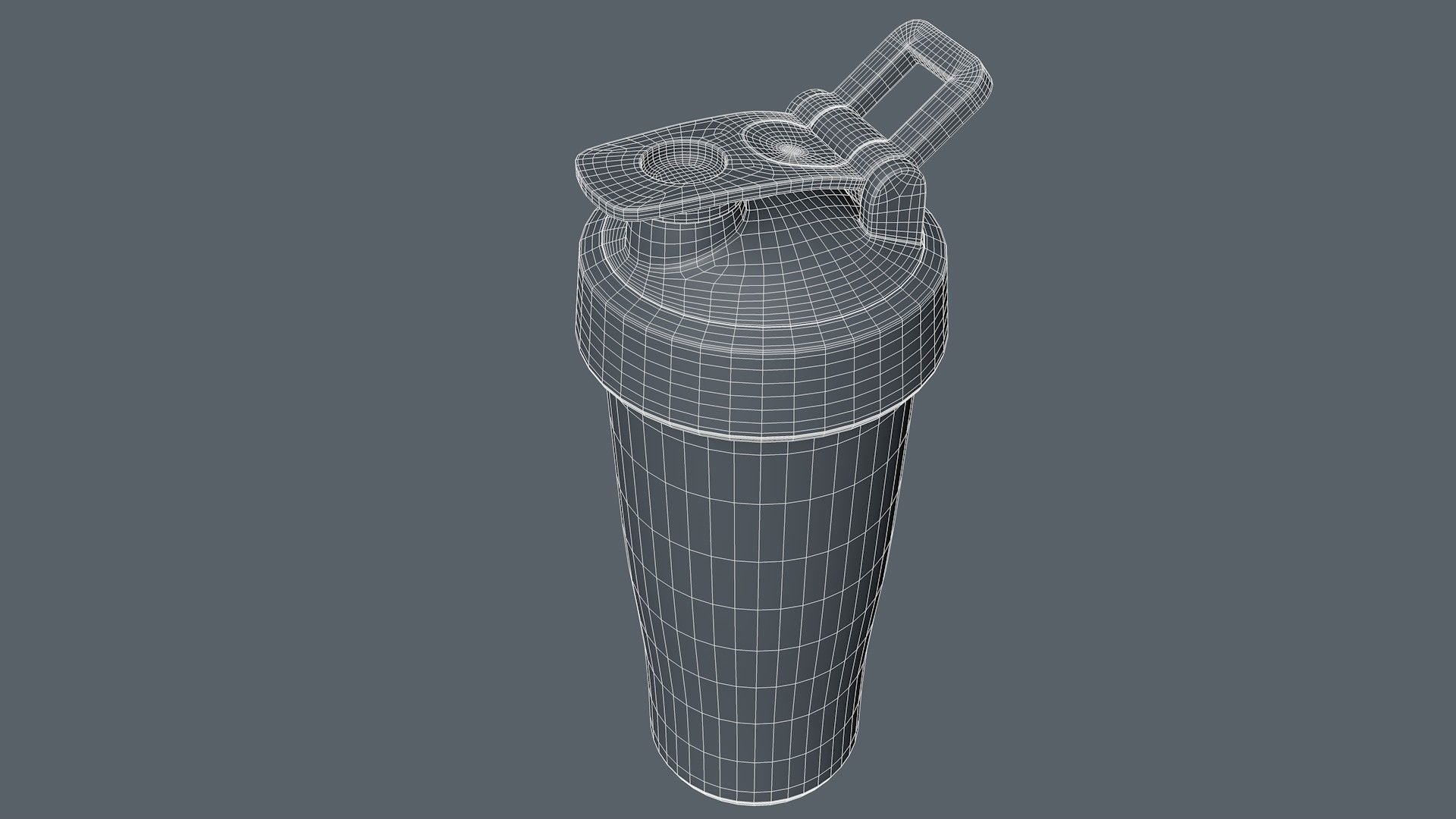 Shaker Bottle 3D model_18