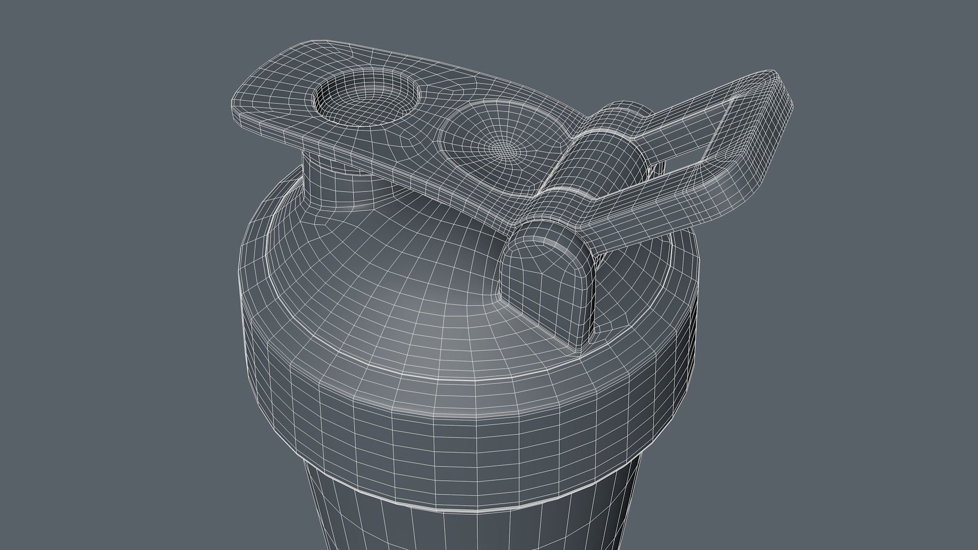 Shaker Bottle 3D model_20