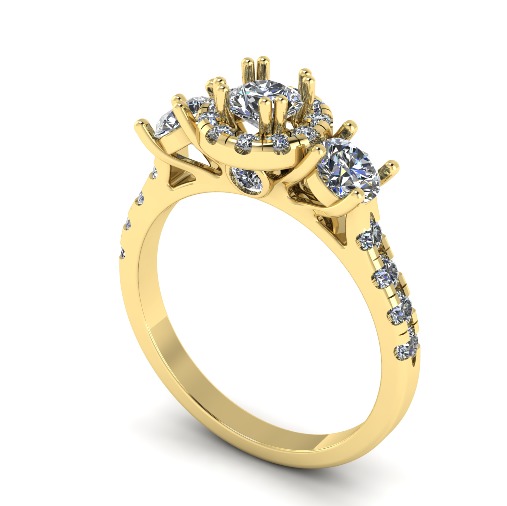 Ring N011108 3D print model_1