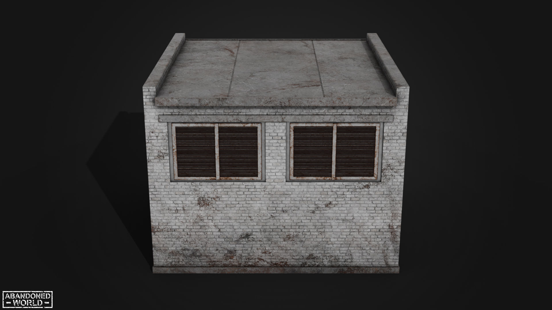 Electrical Substation Low-poly 3D model_5