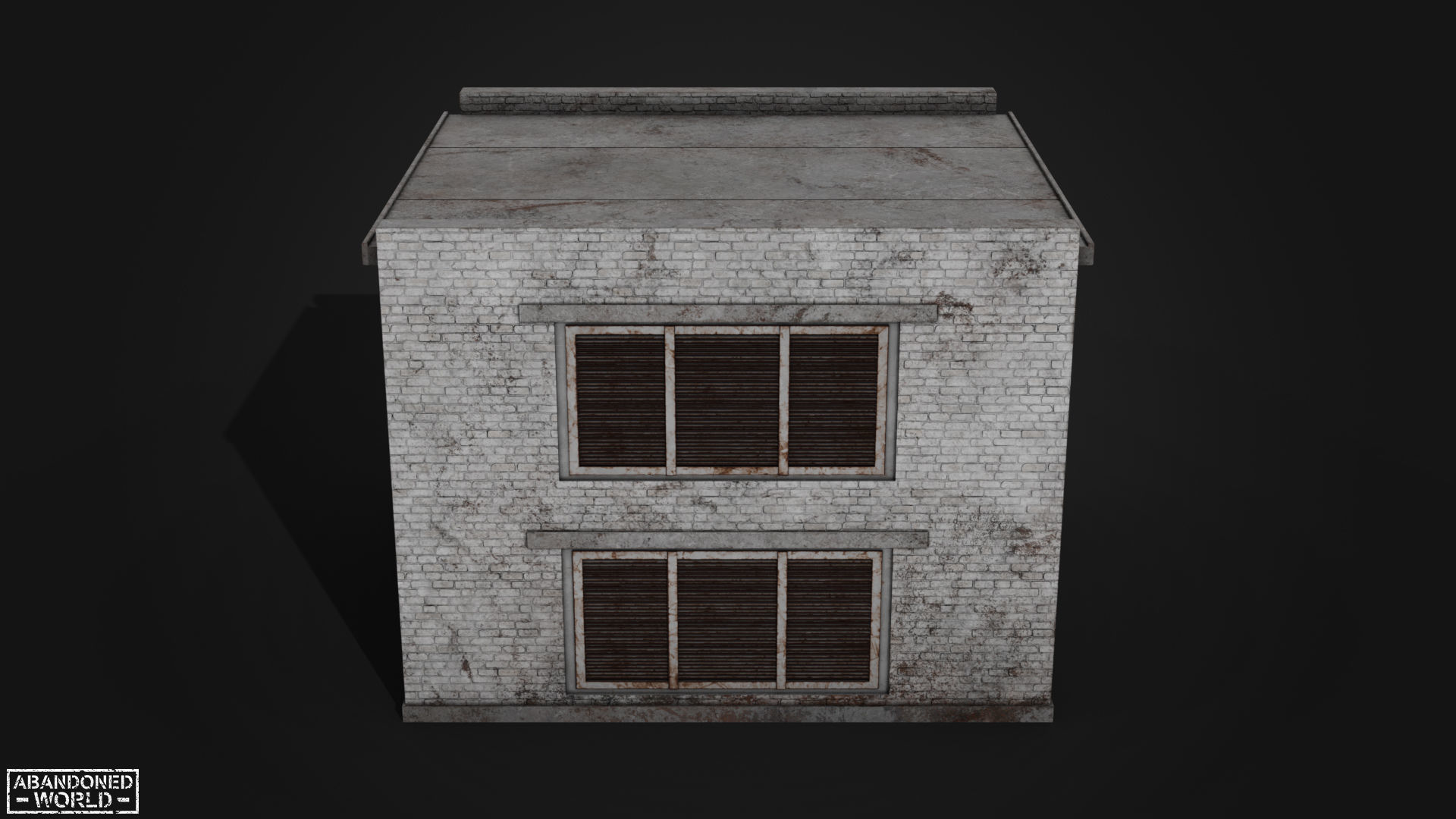 Electrical Substation Low-poly 3D model_3