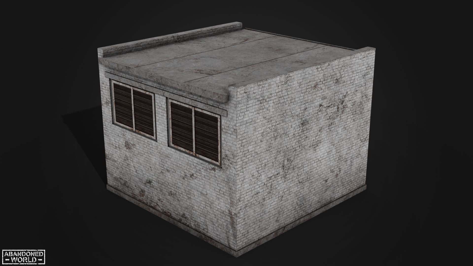 Electrical Substation Low-poly 3D model_6