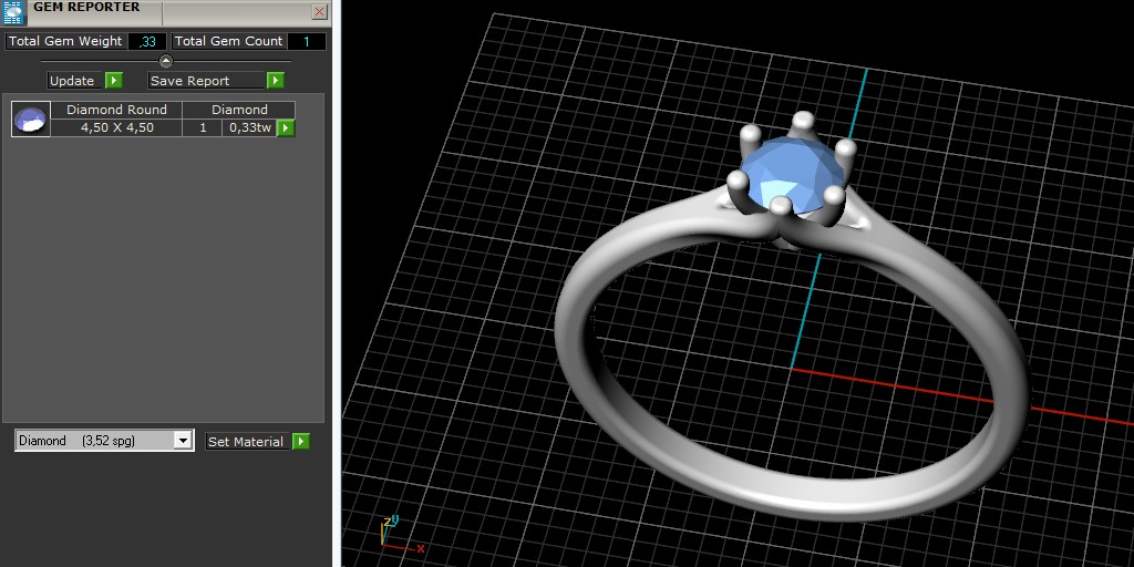 Soliter ring N012633 3D print model_9