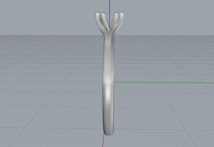 Soliter ring N012633 3D print model_3