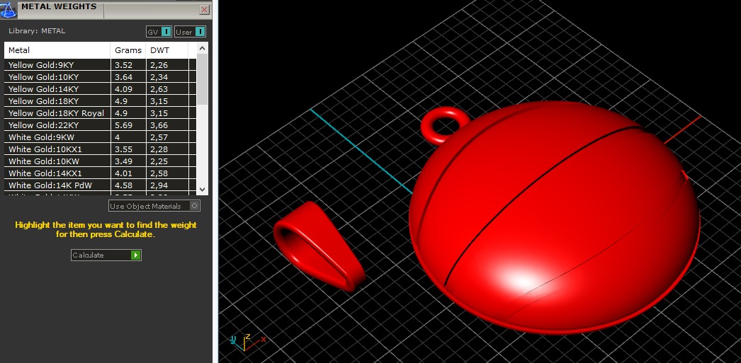 Pendant N012605 3D print model_8