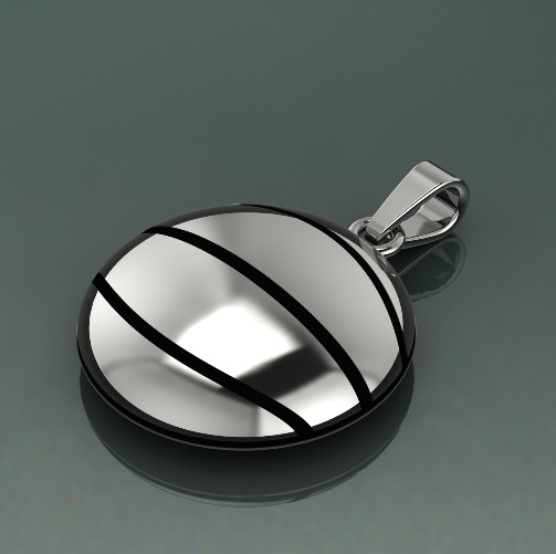 Pendant N012605 3D print model_1