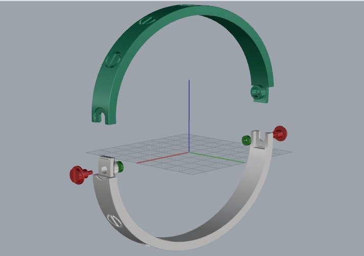 Bracelet size 17 N012600 3D print model_6