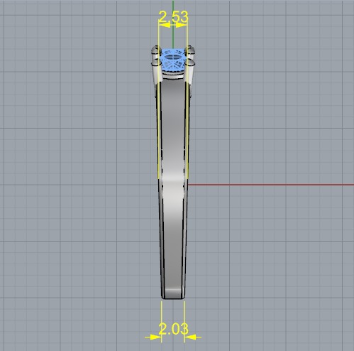 Ring N012599 3D print model_7