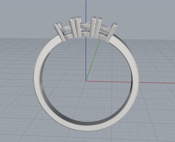 Ring N012599 3D print model_3