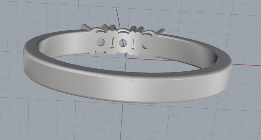 Ring N012599 3D print model_4