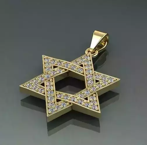 Star of David pendant N012593